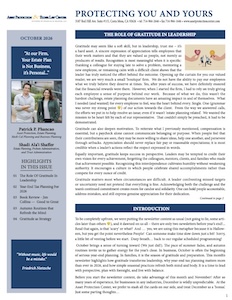 Newsletter - October 2026